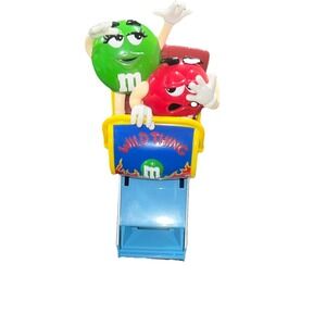 J2/M&M's Wild Thing Candy Dispenser Collectible with Red & Green Characters